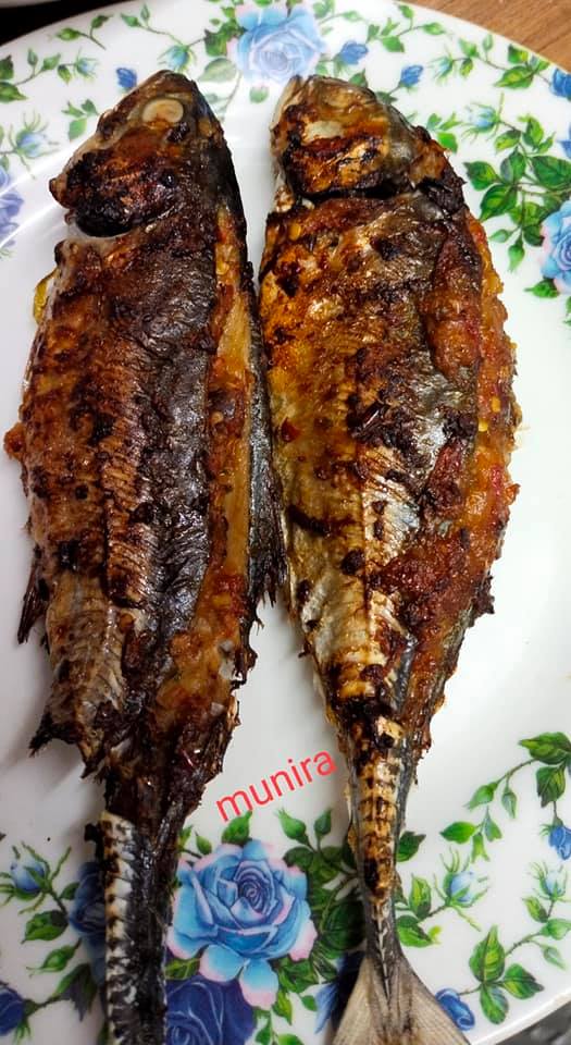 Resepi Cencaru Bakar Sumbat Sambal Guna Air Fryer