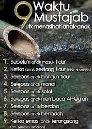 9 Waktu Mustajab Untuk Menasihati Anak-Anak
