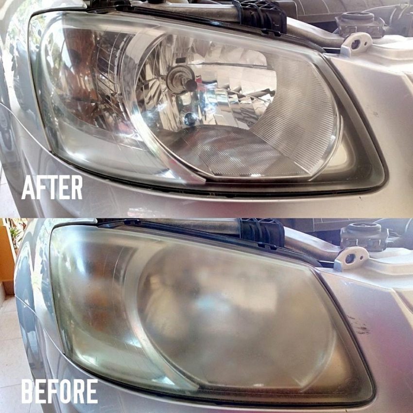 Modal Hanya RM15, Guna Cara Ini Jer Lampu Kereta Boleh Berkilat & Nampak Baru
