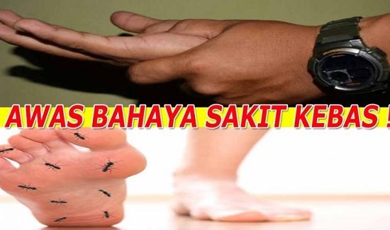 Ini Petanda Penyakit Jika Anda Rasa Kebas Kaki dan Tangan Selalu