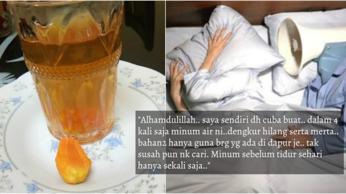 “4 Kali Je Minum Air Nie, Dengkur Saya Dah Hilang” Wanita Ini Kongsi Petua, Katanya Berkesan Hilangkan Dengkur