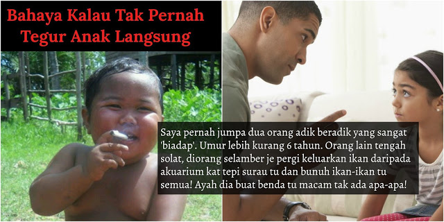 Anak Yang Tak Pernah Ditegur Itu Paling Bahaya, Boleh Rosak Masa Depan