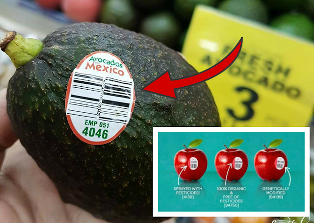 Makna Disebalik Stiker Pada Buah Yang Menentukan Buah Ditanam Secara Organik atau Tidak