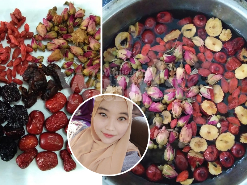 Ini Petua Dari Kawan Cina, Air Rebusan Kurma Merah Berkesan Tambah Susu Badan