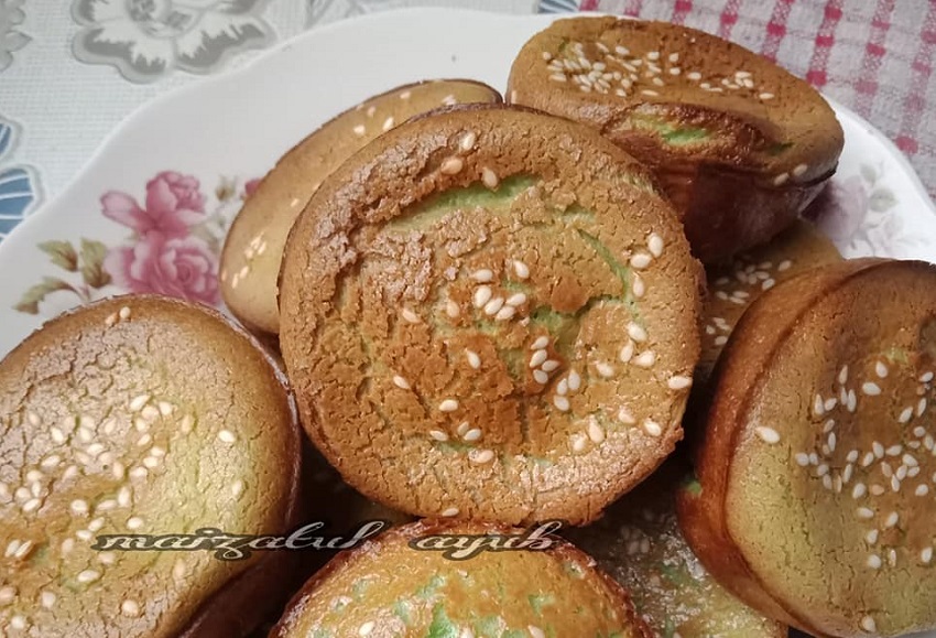 Jom Cuba Resipi Kuih Bakar Pandan Sedap Guna Sukatan Cawan Jer