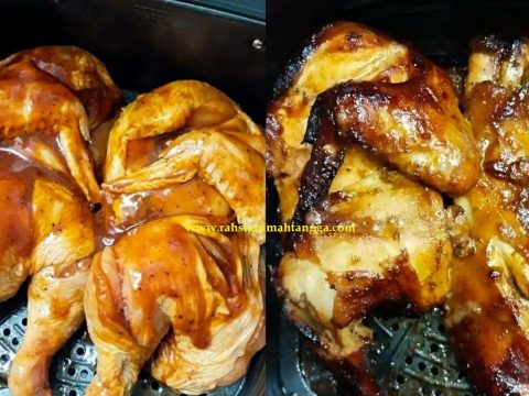 Resepi Ayam Bakar Guna Air Fryer. Sedap Menjilat Jari