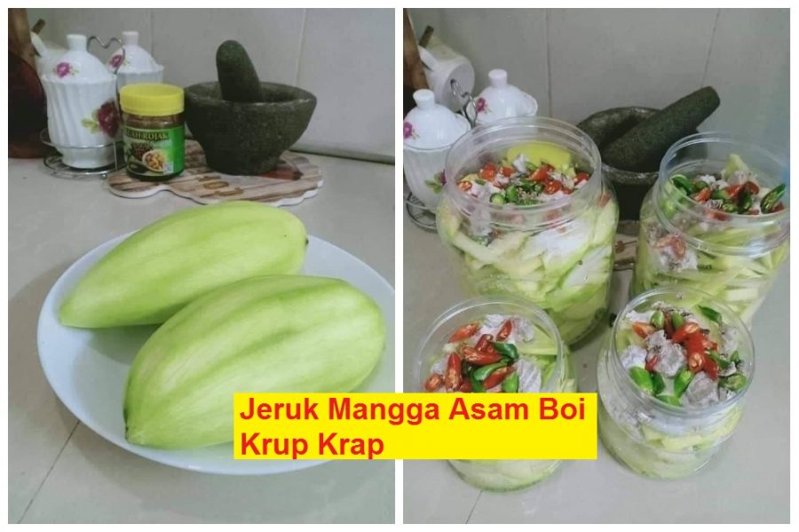 Cara buat Jeruk Mangga Asam Boi Krup Krap yang sangat rangup dan sedap. Serius Ketagih!