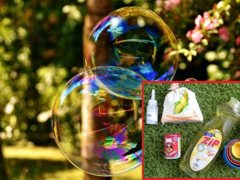 Rupanya Ada Cara Mudah DIY Buat ‘Giant Bubble” Semuah ABC, Confirm Anak-Anak Suka