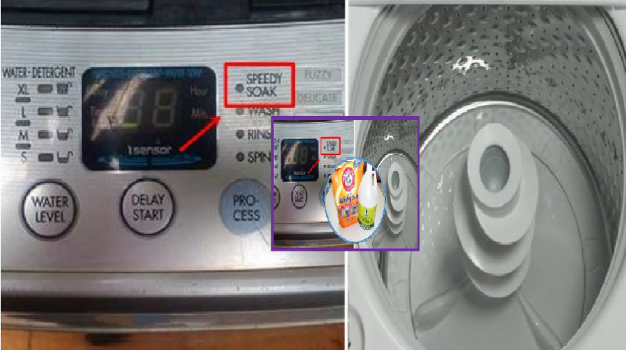 Masih Ramai Tak Tahu, Hanya Tekan Butang Soak, Keladak Di Mesin Basuh Hilang Dengan Mudah
