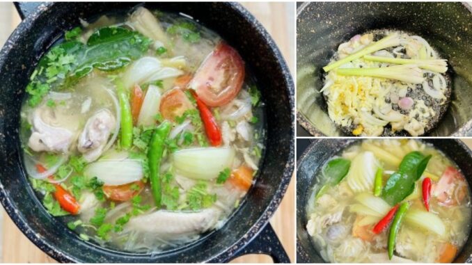 Resepi Sedap Sup Ayam Siam. Pedas, Masin, Masam Dalam Satu Rasa!